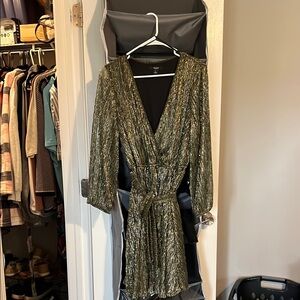 Simply Vera Vera Wang Metallic Mini Dress